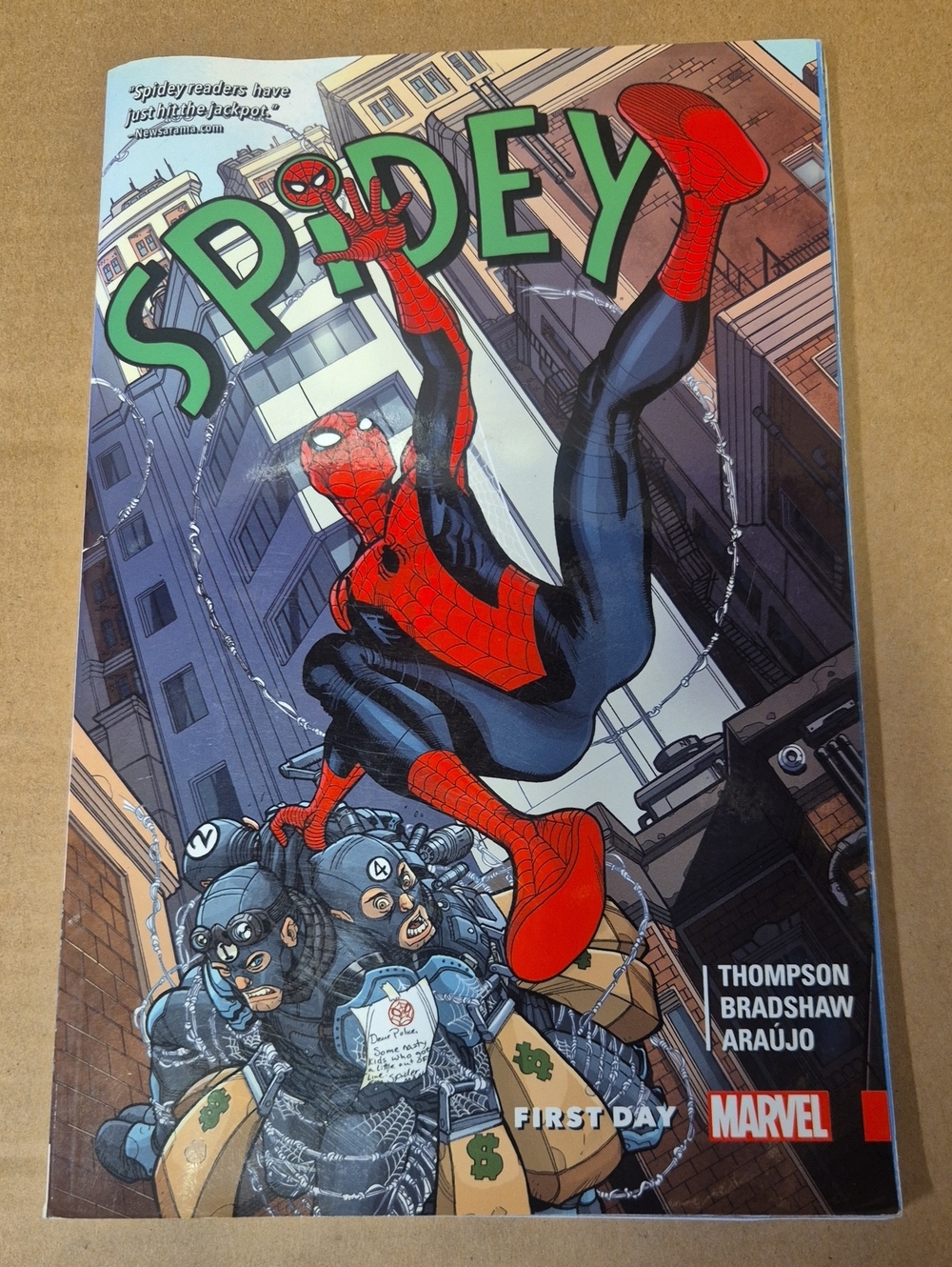 Spidey First Day Marvel Graphic Novel